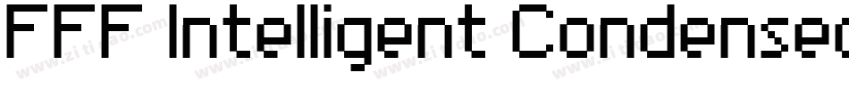 FFF Intelligent Condensed字体转换